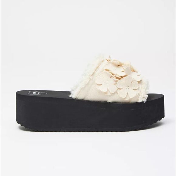 NIB Rocket Dog Hana Orchard platform slides. Size 8 - Picture 1 of 5